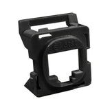AT&T Black Clipsal Faceplate Bezel for Keystone Mech 16R00NV001B-BK6Z