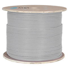 AT&T 500M Grey 23AWG Unshielded CAT6A Cable Drum 11M6AHA004N-GY2K