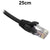 25cm Black CAT6 RJ45 UTP Patch Lead Dueltek CAT6-0.25-BLK