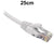 25cm White CAT6 RJ45 UTP Patch Lead Dueltek CAT6-0.25-WHI