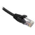 Black CAT6 RJ45 UTP Patch Lead Dueltek