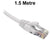 1.5M White CAT6 RJ45 UTP Patch Lead Dueltek CAT6-1.5-WHI
