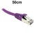 50cm Purple CAT6A S/FTP Patch Lead Dueltek CAT6A-0.5-PU