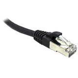 Dueltek Black CAT6A S/FTP Patch Lead