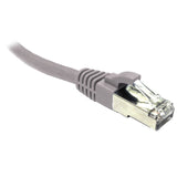 Grey CAT6A S/FTP Patch Lead Dueltek