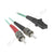 MTRJ-ST OM3 Duplex Patch Lead